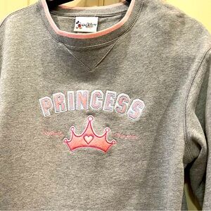 Walt Disney World, size medium,  gray princess sweatshirt
